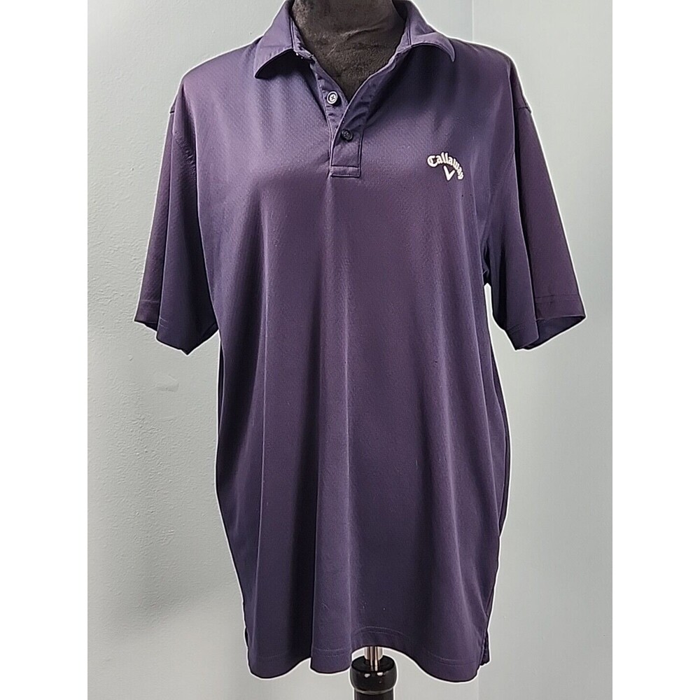 Callaway Men's Large Performance Stretch Moisture Wicking Short Sleeve Golf Polo